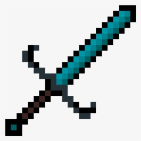 8 Bit Minecraft Diamond Sword, HD Png Download, Free Download