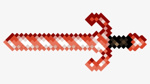 Minecraft Red Sword Png, Transparent Png, Free Download