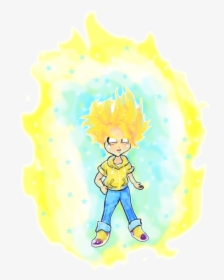 Trunks Super Saiyan Wrath By Hoshihearts - Cartoon, HD Png Download, Free Download