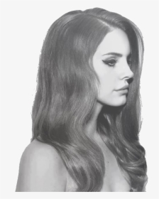 Lana Del Rey, Black And White, And Lana Image - Lana Del Rey Side Face, HD Png Download, Free Download