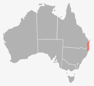 Richmond Birdwing Range - Map Of Australia, HD Png Download, Free Download
