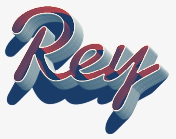 Rey 3d Letter Png Name - Graphic Design, Transparent Png, Free Download