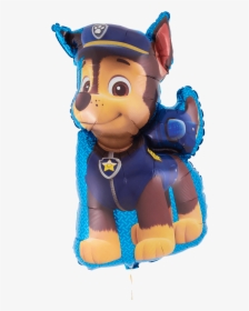 Paw Patrol Chase Supershape Tether Float Png Rubble - Cartoon, Transparent Png, Free Download