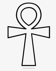 Ankh Coloring Page - Ankh Cross Printable, HD Png Download, Free Download