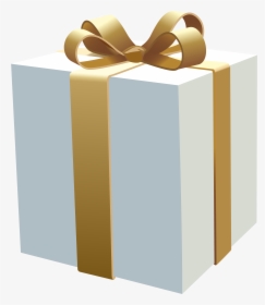 White Gift Box Png Clipart - White Gift Box Clipart, Transparent Png, Free Download