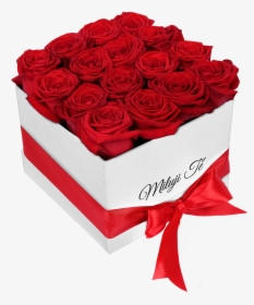 White Box Of Red Roses I Love You - Box Of Roses Png, Transparent Png, Free Download