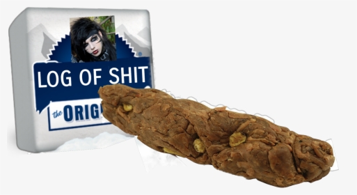 Log Of Shit Orig Ice Cream Product - Andy Sixx's Log Of Shit, HD Png Download, Free Download