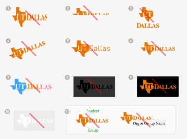 Common Misuse Of Ut Dallas Logo - University Of Texas At Dallas, HD Png Download, Free Download