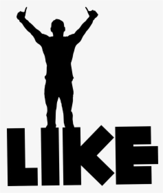 Silhouette - Silhouette Of People Thumbs Up, HD Png Download, Free Download