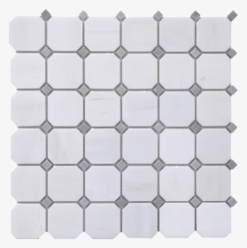 Glacier White Polished Octagon Mosaic - Marble, HD Png Download, Free Download