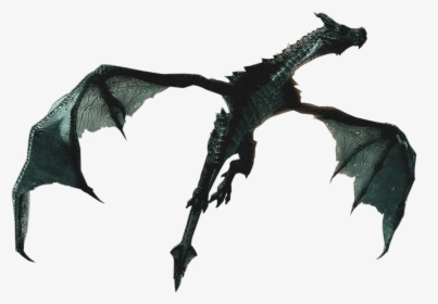 Elder Scrolls Skyrim Flying Dragon - Game Of Thrones Dragon Png, Transparent Png, Free Download