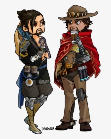Mccree Overwatch Png Jpg Freeuse Download - Overwatch Mccree Fanart Transparent, Png Download, Free Download