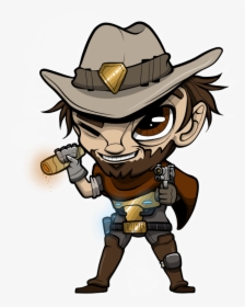 Mccree Overwatch Png , Png Download - Overwatch Mccree Art Transparent, Png Download, Free Download