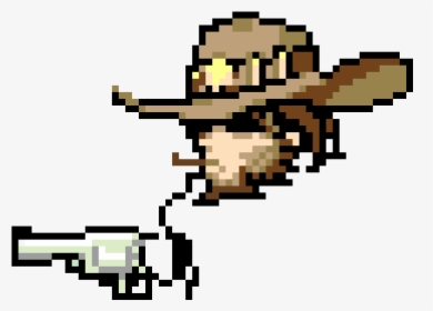 Transparent Mccree Png - Overwatch Mccree Pixel Spray, Png Download, Free Download