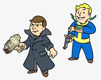 Fallout 4 Vault Boy Png - Fallout Vault Boy Style, Transparent Png, Free Download