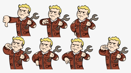 Fallout Shelter Humans , Png Download - Cartoon, Transparent Png, Free Download