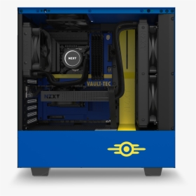 Nzxt 2019 Falloutcase 02 - Nzxt H500 Vault Boy, HD Png Download, Free Download