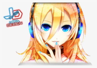 Transparent Anime Mouth Png - Icon Anime Girl Headphone, Png Download, Free Download