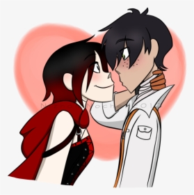 Anime Boy Clipart Human Male - Rwby Ruby Rose And Oscar Pine, HD Png Download, Free Download
