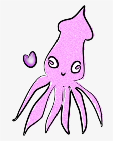 Squid Squid Fans Hd Image Clipart - Squid Cartoon Transparent, HD Png Download, Free Download