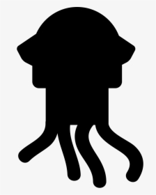 Squid - Silhouette Squid, HD Png Download, Free Download