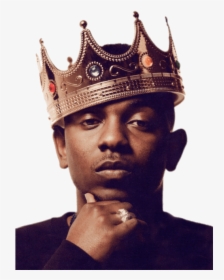 Kendrick Lamar Wearing Crown - Kendrick Lamar Crown, HD Png Download, Free Download