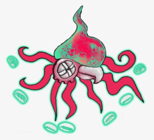 Transparent Background Ink Squid Gif, HD Png Download, Free Download