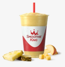 Sk Slim Lean1 Pineapple Mango With Ingredients - Smoothie King Smoothie, HD Png Download, Free Download