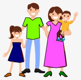 Transparent Family Clipart Png - Clipart Family Of Four, Png Download, Free Download