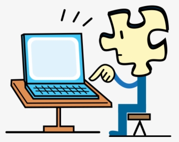 People Working With Computers Clipart , Png Download - Creative Commons Image Computer, Transparent Png, Free Download