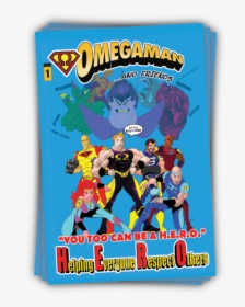 Transparent Comic Book Png - Omegaman Superhero Anti Bullying Poster, Png Download, Free Download
