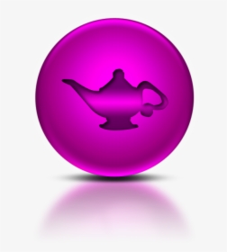 073339 Pink Metallic Orb Icon Alphanumeric Equal Sign - Logo Facebook Png Pink, Transparent Png, Free Download