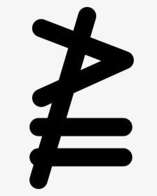 Neither Greater Or Exactly Equal Mathematical Symbol - Cross, HD Png Download, Free Download