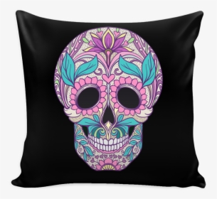 Leafy Skull Throw Pillow Cover - South African Roots Australian, HD Png Download, Free Download