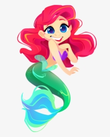 Collection Of Free Mermaid Vector Border - Mermaid, HD Png Download, Free Download