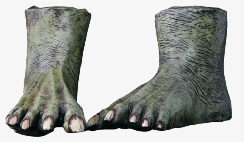 Feet Zombie Green - Zombie Foot Png, Transparent Png, Free Download