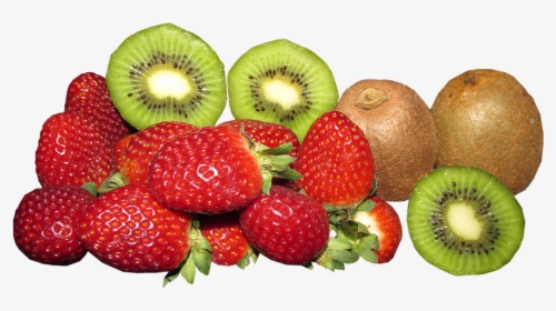 Fruit, Food, Strawberries, Kiwi Fruit, Ripe, Healthy - Fruits Kiwi Strawberry, HD Png Download, Free Download