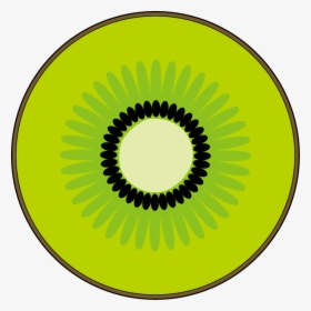 Clipart Kiwi Fruit - Kiwi Fruit Slice Clipart, HD Png Download, Free Download