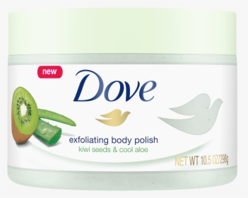 Dove Exfoliating Body Polish Kiwi Seeds & Cool Aloe - Dove Exfoliating Polish, HD Png Download, Free Download