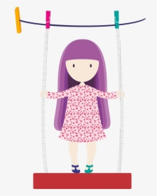 Kids Swing Illustrate, HD Png Download, Free Download