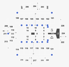 Tacoma Dome Seating Chart Section 115 Row R, HD Png Download ...