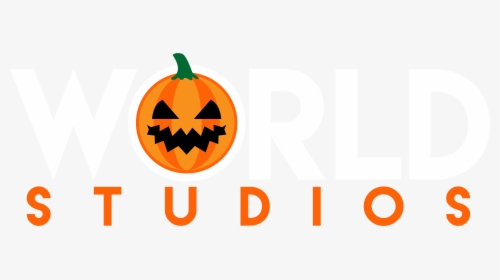 Cropped World Studios Logo Spooky White 8000px - Jack-o'-lantern, HD Png Download, Free Download