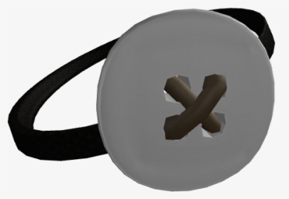 White Button Eye Patch - Cross, HD Png Download, Free Download