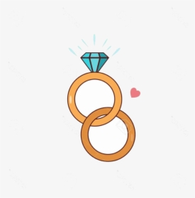 Diamond Ring Cliparts Transparent Png - Weddjng Ring Cartoon, Png Download, Free Download