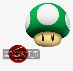 Green Mushroom Png - Super Mario Mini Mushroom, Transparent Png, Free Download