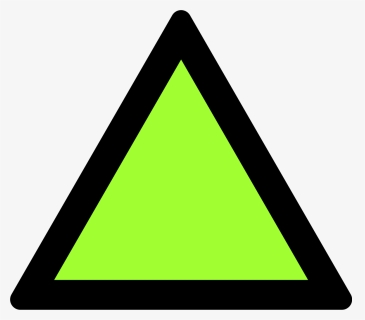 Triangle Warning Sign - Yellow And Black Triangle, HD Png Download, Free Download