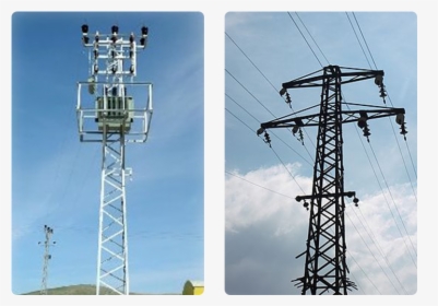 Tension Wires Power Electricity High Transmission Overhead - High Tension Wires, HD Png Download, Free Download