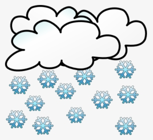Snowing Clipart - Snowy Weather Clip Art, HD Png Download, Free Download