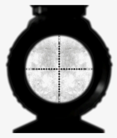 Transparent Green Crosshair Png - Sniper Scope First Person, Png Download, Free Download