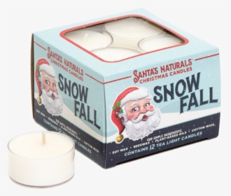 Snowfall Tea Light Christmas Candle, HD Png Download, Free Download
